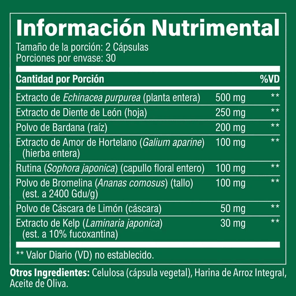 informacion nutricional