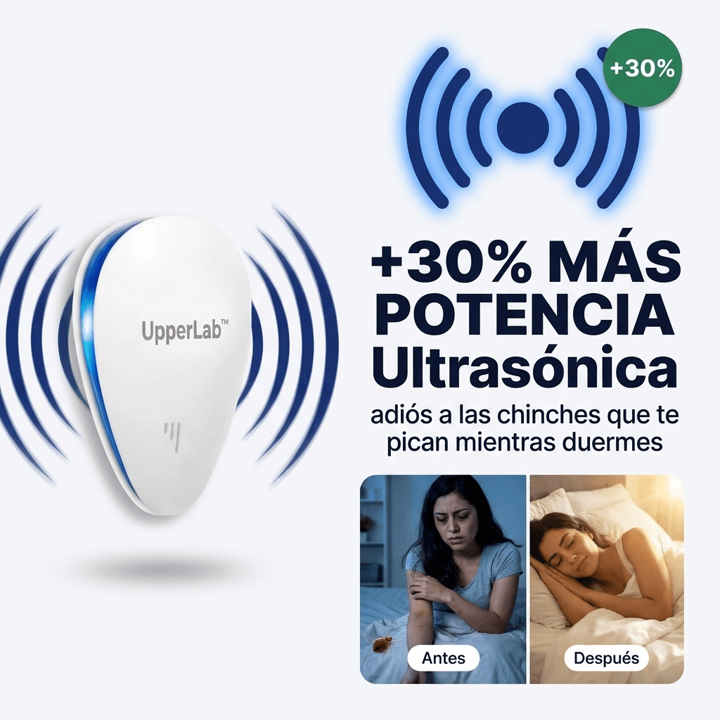 '+30% MÁS POTENCIA ULTRASÓNICA - Upper