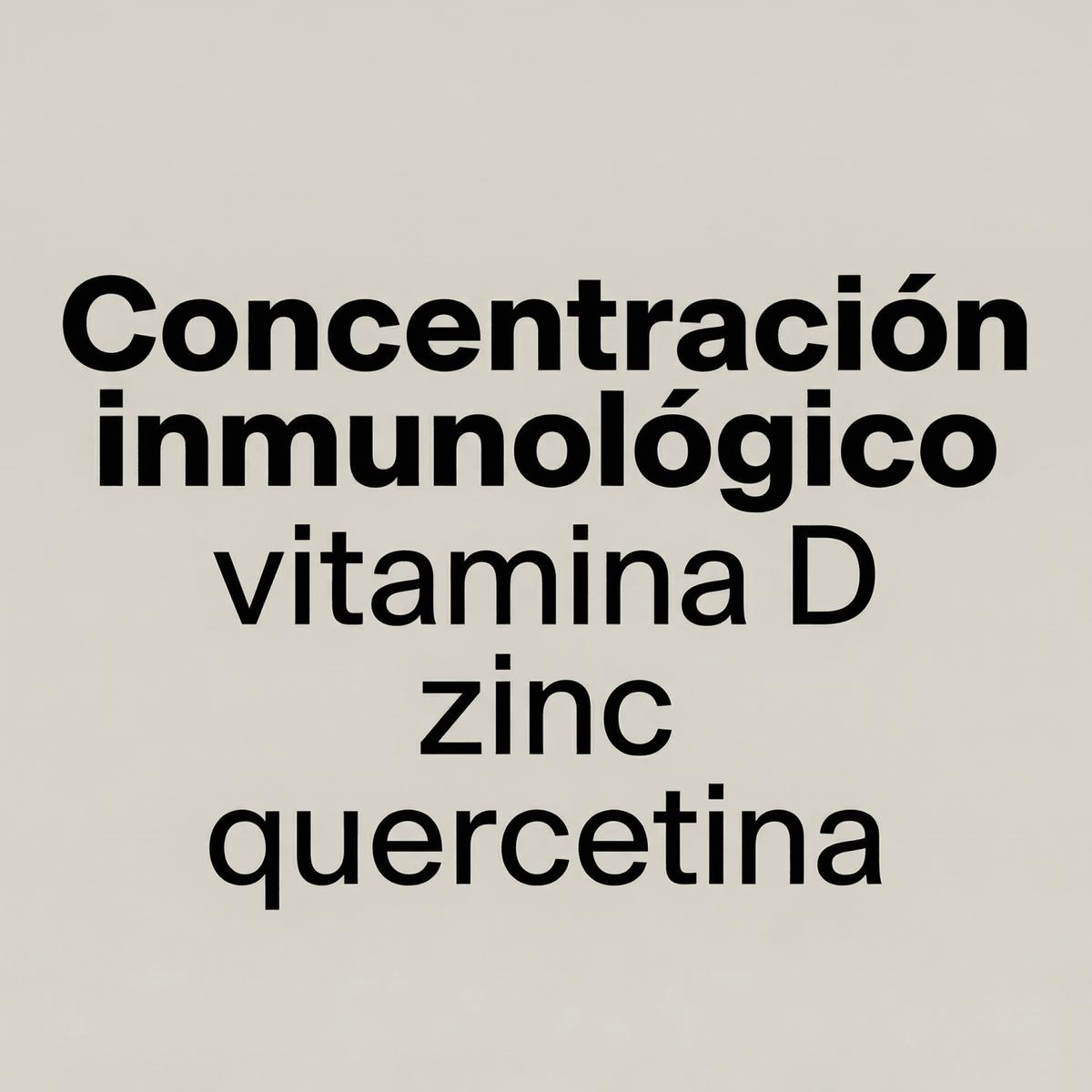 Concentración inmunológica - Upper