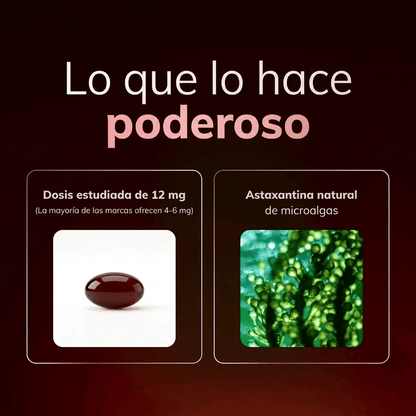 Astaxantina: el antioxidante más potente de la naturaleza para el bienestar integral del cuerpo y la protección celular.