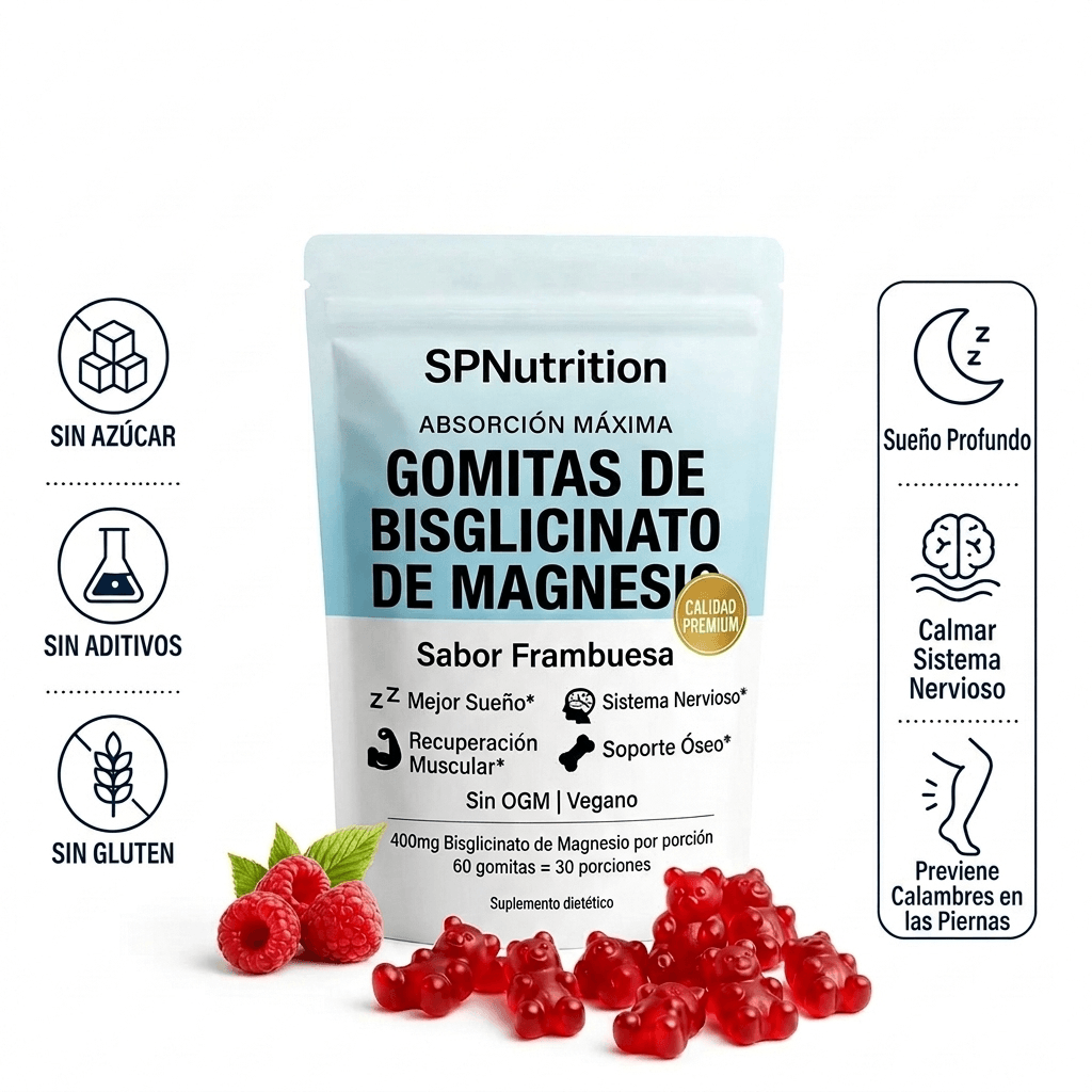 Gomitas de bisglicinato de magnesio