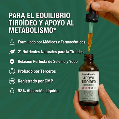 Apoyo para la Tiroides UpperWay™ — Recupera tu energía desde la primera semana