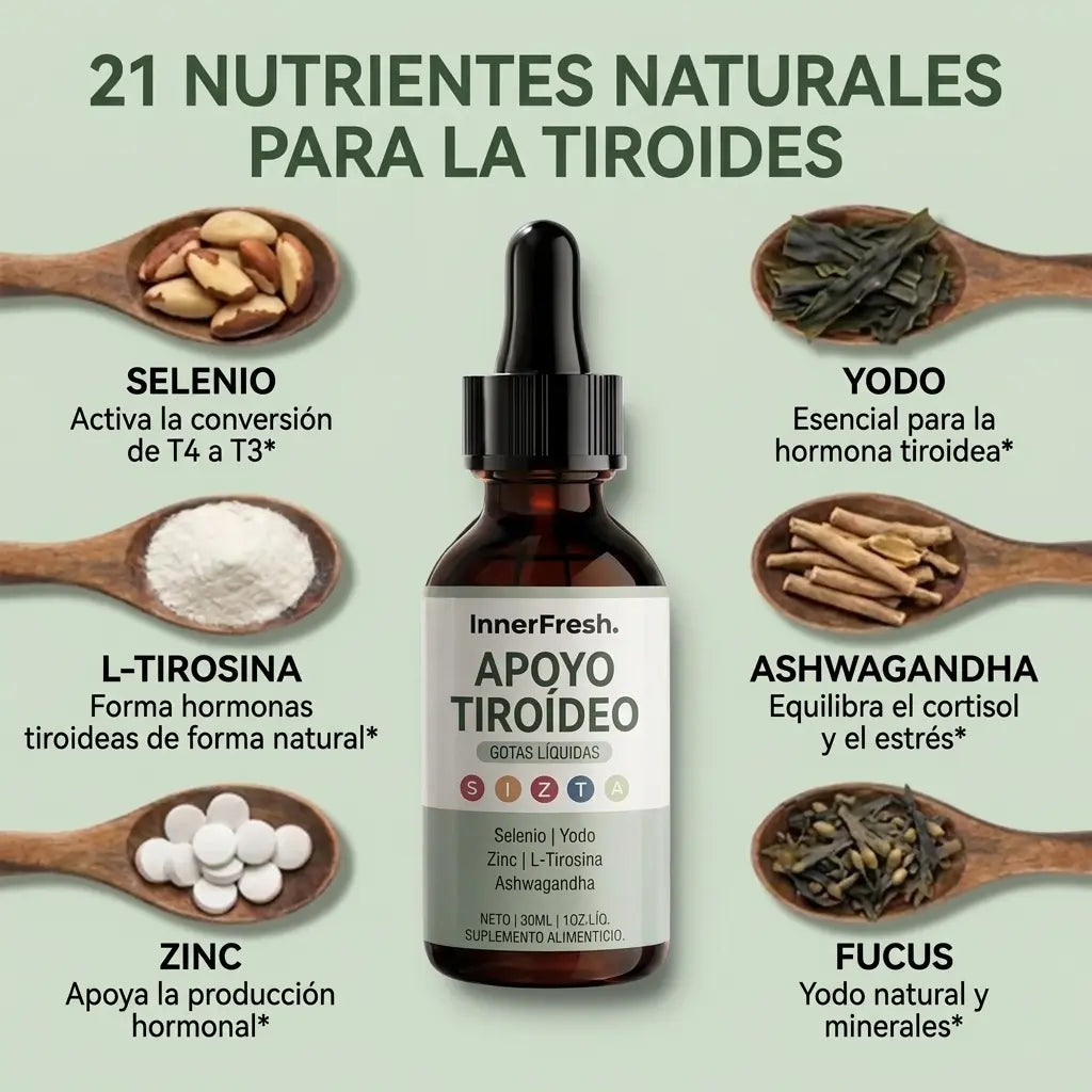 Apoyo para la Tiroides UpperWay™ — Recupera tu energía desde la primera semana