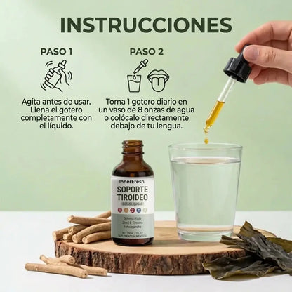 Apoyo para la Tiroides UpperWay™ — Recupera tu energía desde la primera semana