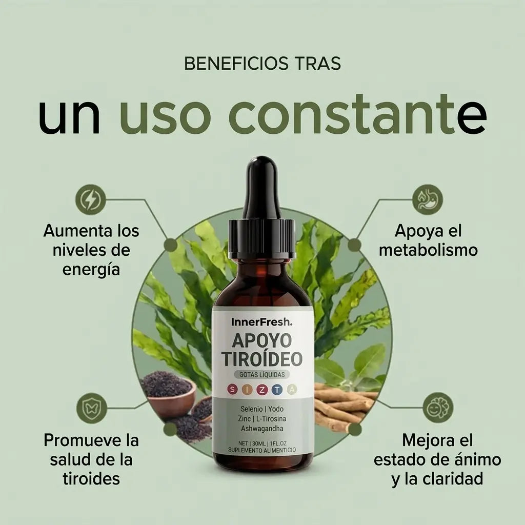 Apoyo para la Tiroides UpperWay™ — Recupera tu energía desde la primera semana