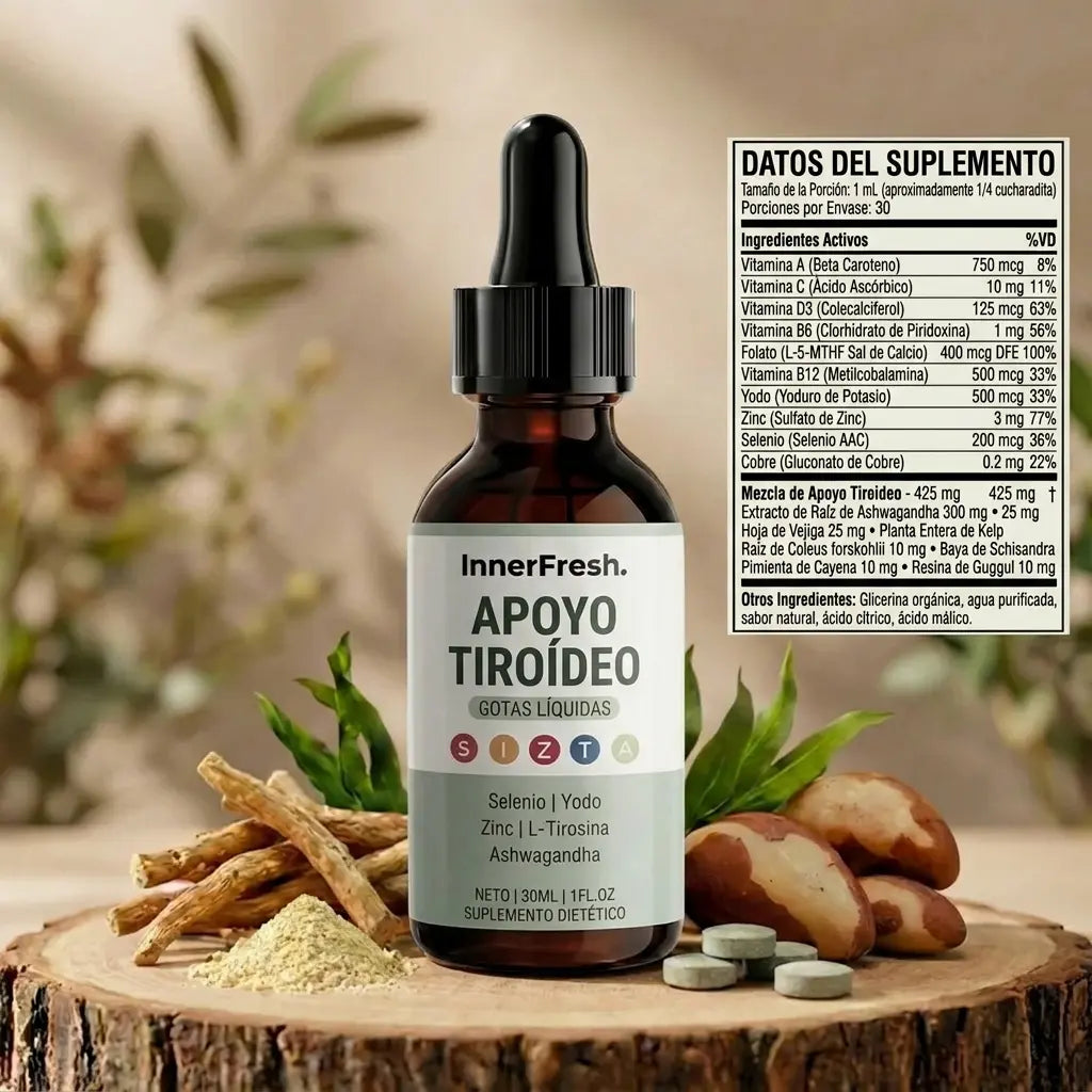 Apoyo para la Tiroides UpperWay™ — Recupera tu energía desde la primera semana