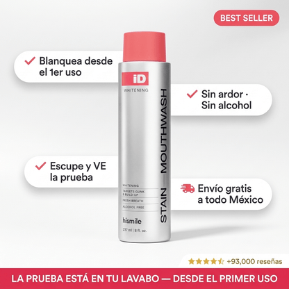 Hismile iD Stain — Enjuague Bucal Revelador - Upper