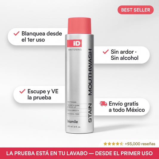 Hismile iD Stain — Enjuague Bucal Revelador - Upper