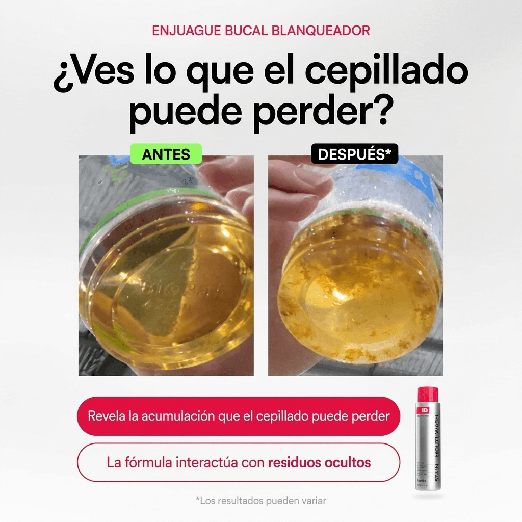 Hismile iD Stain — Enjuague Bucal Revelador - Upper