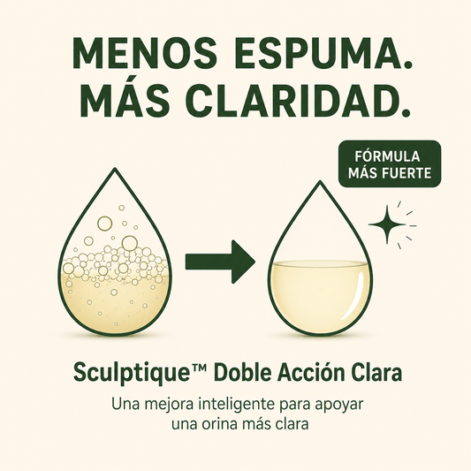 MENOS ESPUMA. MÁS CLARIDAD. - Upper