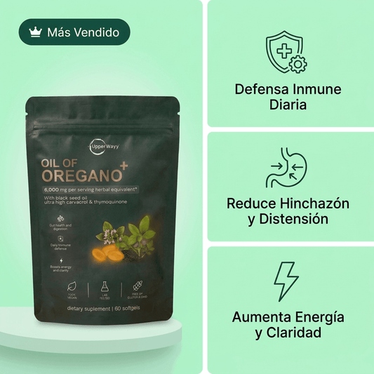 Nueva fórmula de máxima potencia: cápsulas de Aceite de Orégano de Upperwayy™️ - Upper