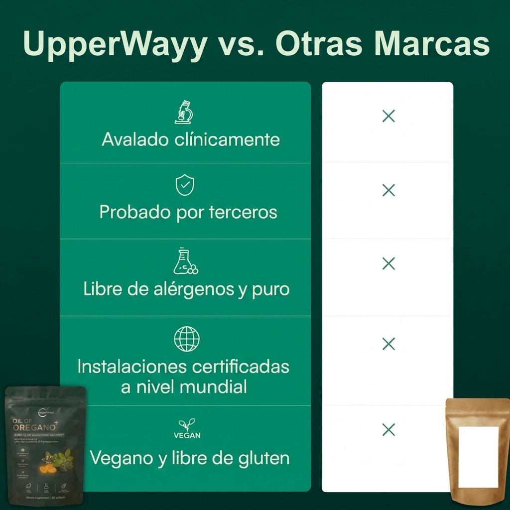Nueva fórmula de máxima potencia: cápsulas de Aceite de Orégano de Upperwayy™️ - Upper