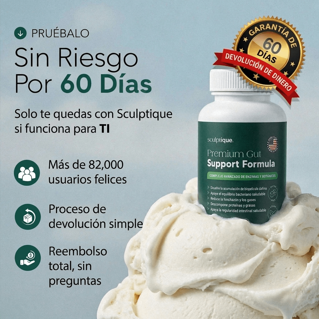 Nueva fórmula de máxima potencia: soporte intestinal premium de Sculptique™ - Upper