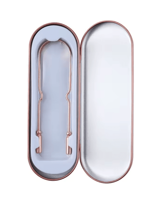 Raspador de lengua premium con estuche de almacenamiento - Upper