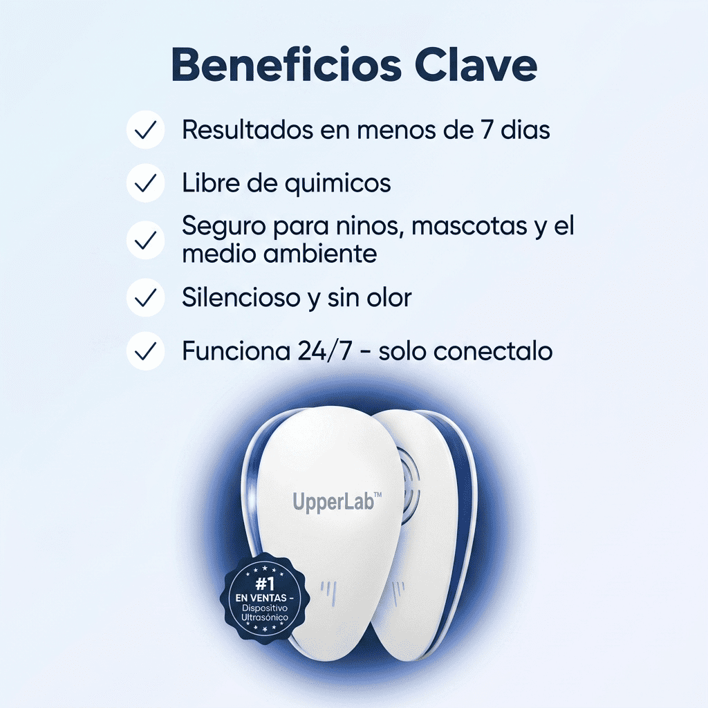 UpperLab™️ 2026 Repelente de plagas potenciado: ¡Elimine las plagas para siempre! - Upper